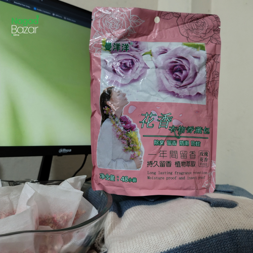 Insect Repellent Mildew Proof Floral Camphor Balls (48pcs/Pack) - Image 2